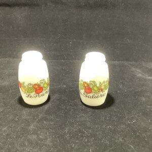 Corningware Spice of Life Salt and Pepper Shakers